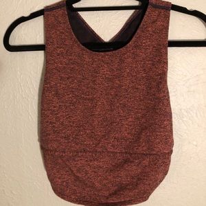 Free people active crop top.